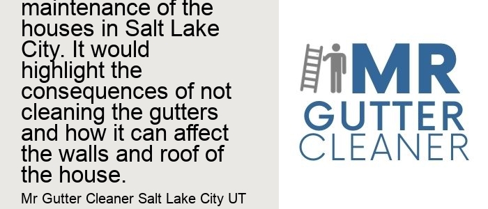Importance of gutter cleaning - This topic would explain why gutter cleaning is necessary for the maintenance of the houses in Salt Lake City. It would highlight the consequences of not cleaning the gutters and how it can affect the walls and roof of the house.