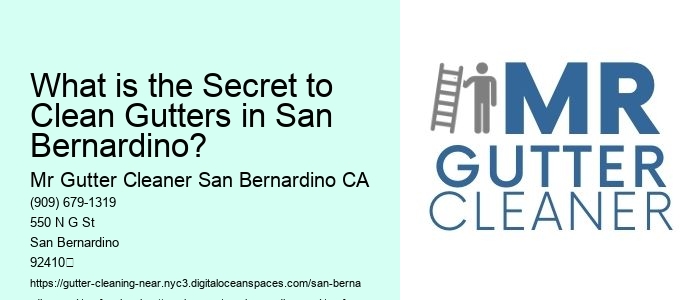 What is the Secret to Clean Gutters in San Bernardino? 