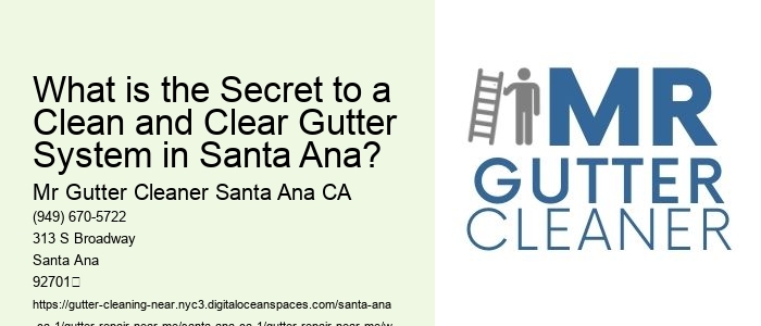 What is the Secret to a Clean and Clear Gutter System in Santa Ana? 