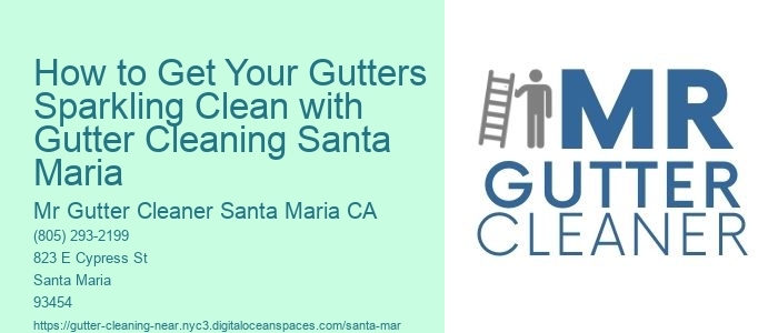 How to Get Your Gutters Sparkling Clean with Gutter Cleaning Santa Maria 