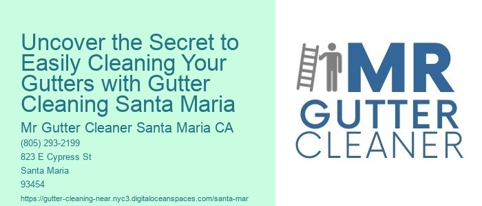 Uncover the Secret to Easily Cleaning Your Gutters with Gutter Cleaning Santa Maria