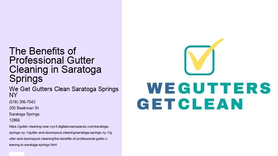 The Benefits of Professional Gutter Cleaning in Saratoga Springs 
