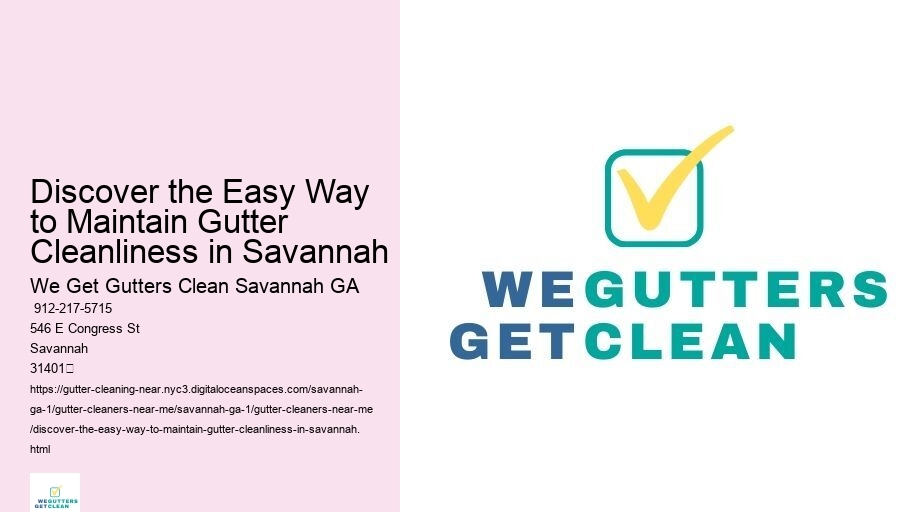 Discover the Easy Way to Maintain Gutter Cleanliness in Savannah