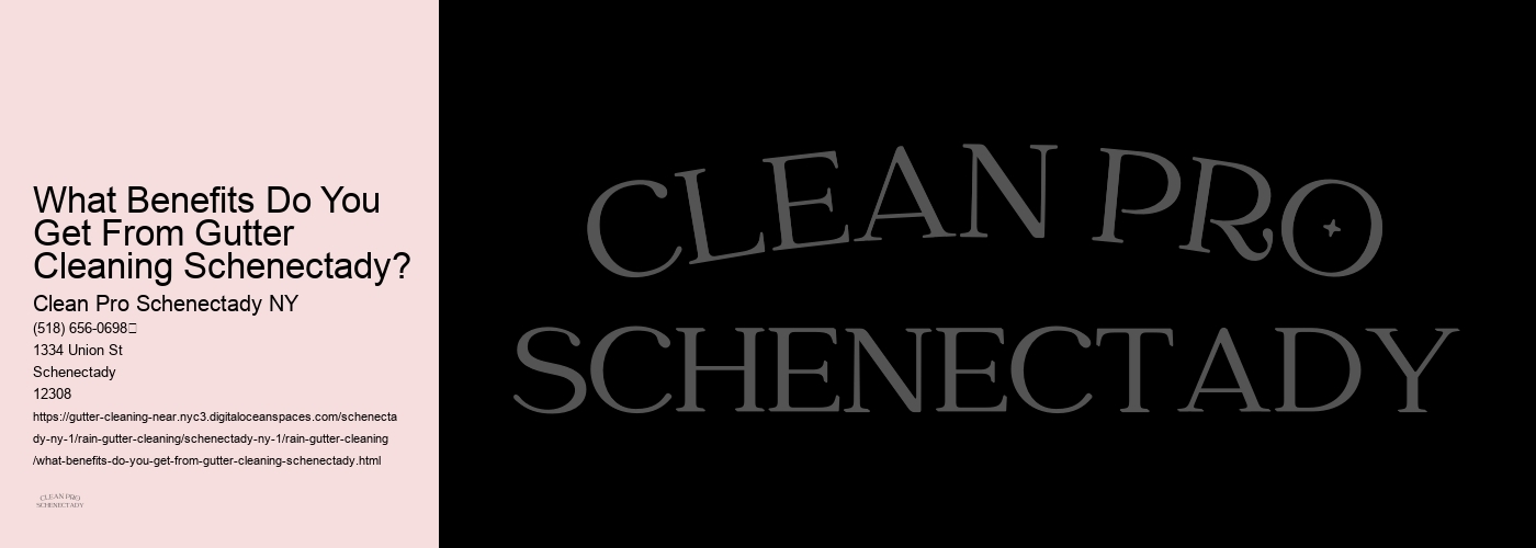 What Benefits Do You Get From Gutter Cleaning Schenectady?