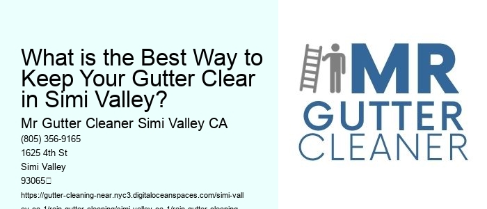 What is the Best Way to Keep Your Gutter Clear in Simi Valley?