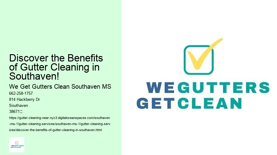 Discover the Benefits of Gutter Cleaning in Southaven!