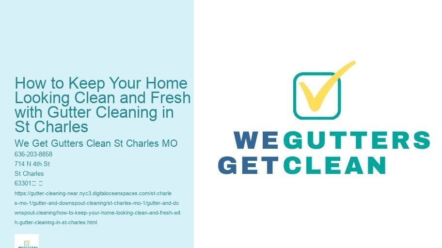 How to Keep Your Home Looking Clean and Fresh with Gutter Cleaning in St Charles 