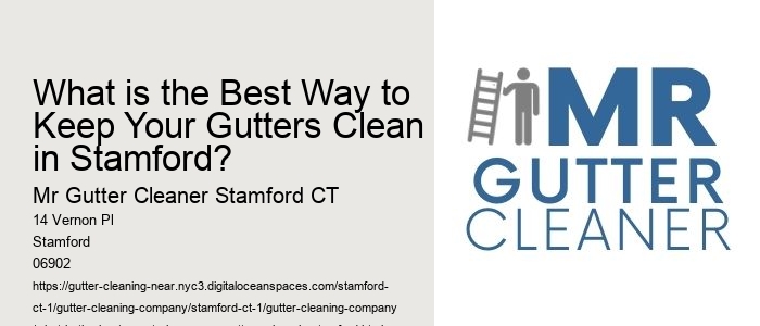 What is the Best Way to Keep Your Gutters Clean in Stamford? 