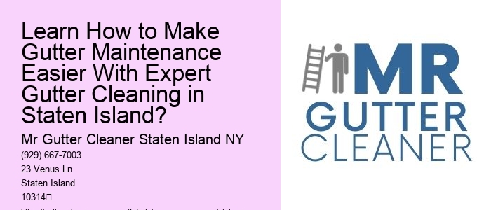 Learn How to Make Gutter Maintenance Easier With Expert Gutter Cleaning in Staten Island?