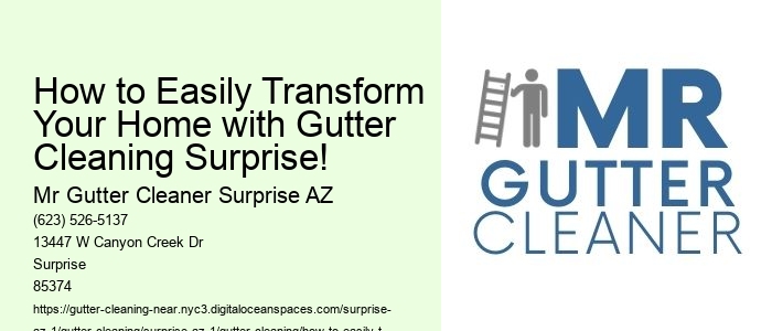 How to Easily Transform Your Home with Gutter Cleaning Surprise!