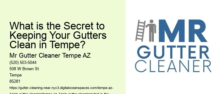 What is the Secret to Keeping Your Gutters Clean in Tempe? 
