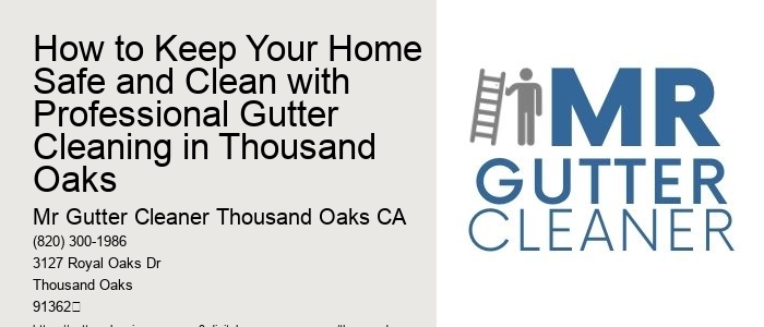 How to Keep Your Home Safe and Clean with Professional Gutter Cleaning in Thousand Oaks 