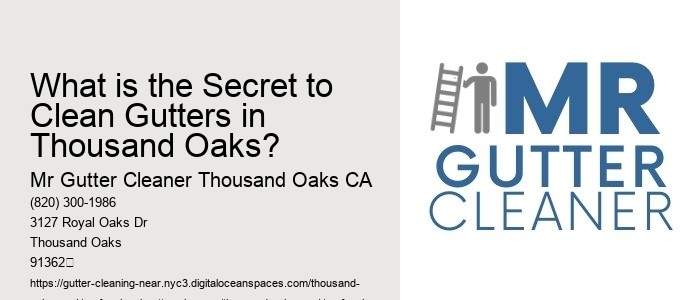 What is the Secret to Clean Gutters in Thousand Oaks? 