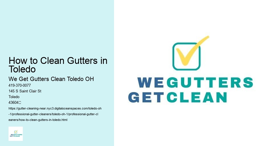 How to Clean Gutters in Toledo 