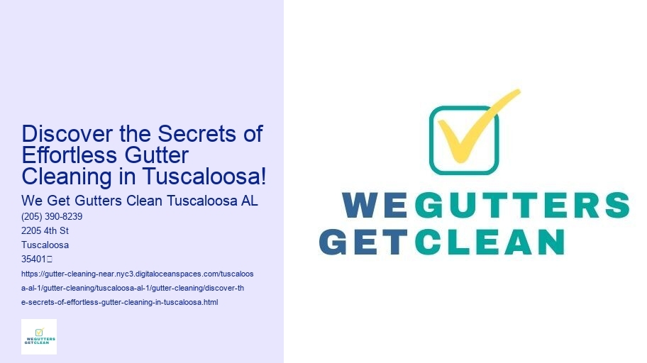Discover the Secrets of Effortless Gutter Cleaning in Tuscaloosa!