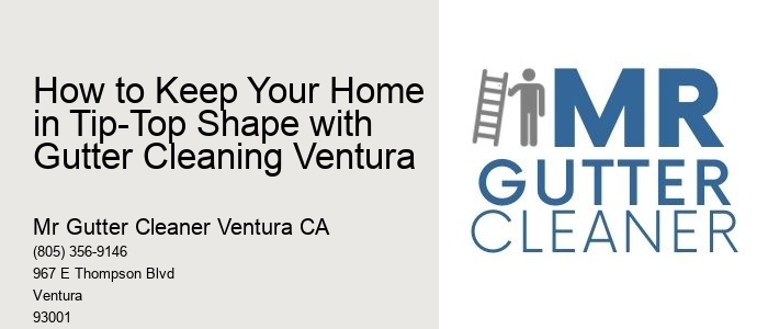 How to Keep Your Home in Tip-Top Shape with Gutter Cleaning Ventura 