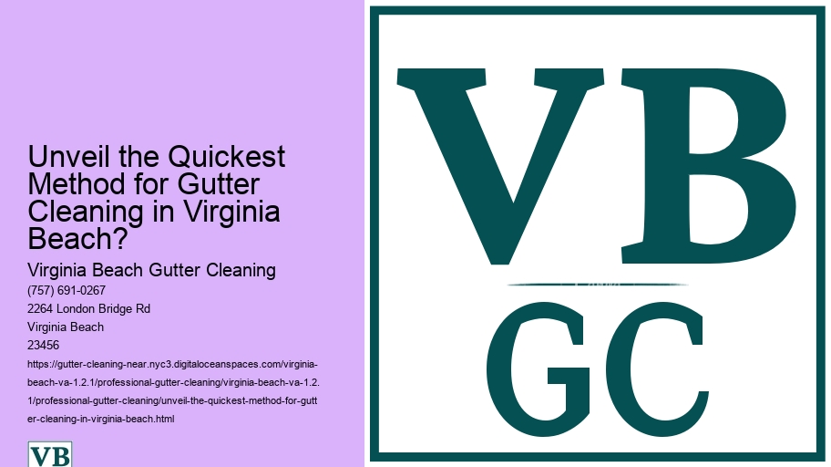 Unveil the Quickest Method for Gutter Cleaning in Virginia Beach?