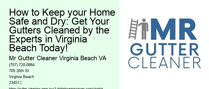 How to Keep your Home Safe and Dry: Get Your Gutters Cleaned by the Experts in Virginia Beach Today!