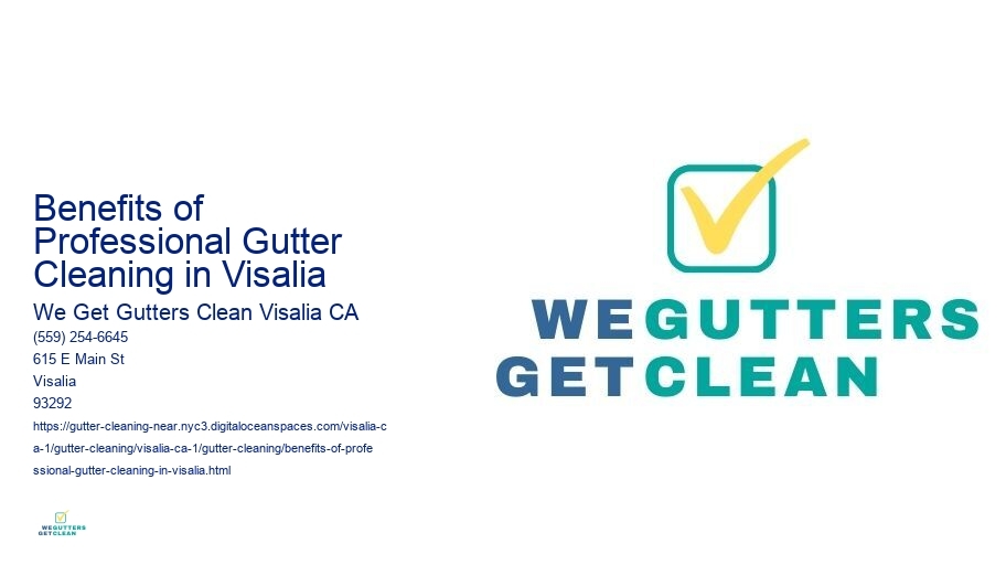 Benefits of Professional Gutter Cleaning in Visalia