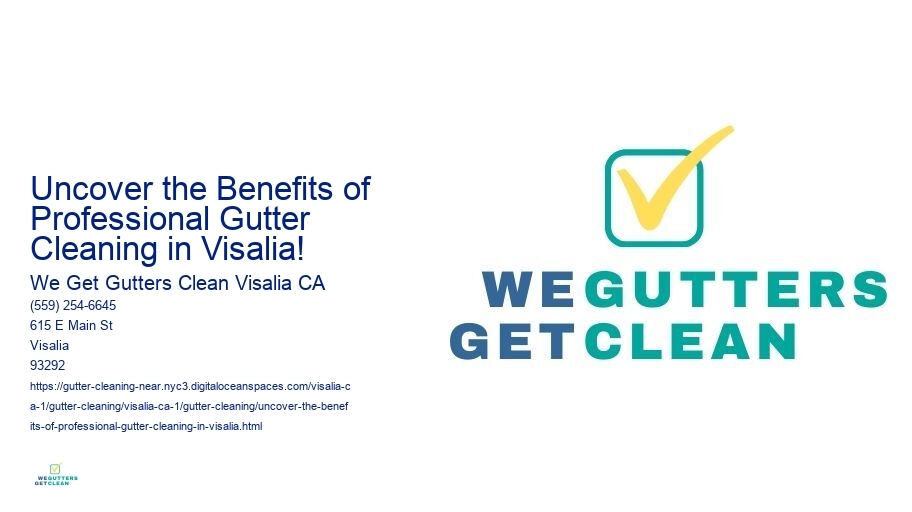 Uncover the Benefits of Professional Gutter Cleaning in Visalia!